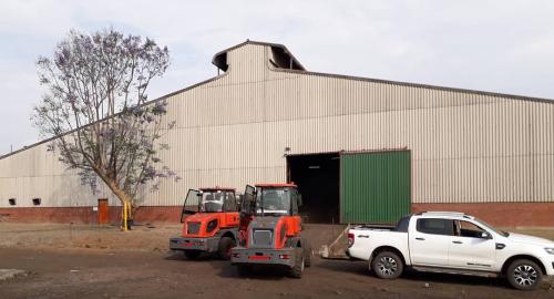 Forklifts at wharehouse